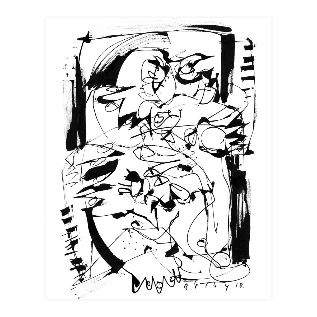 Ups and Downs - b&w (Print Only)