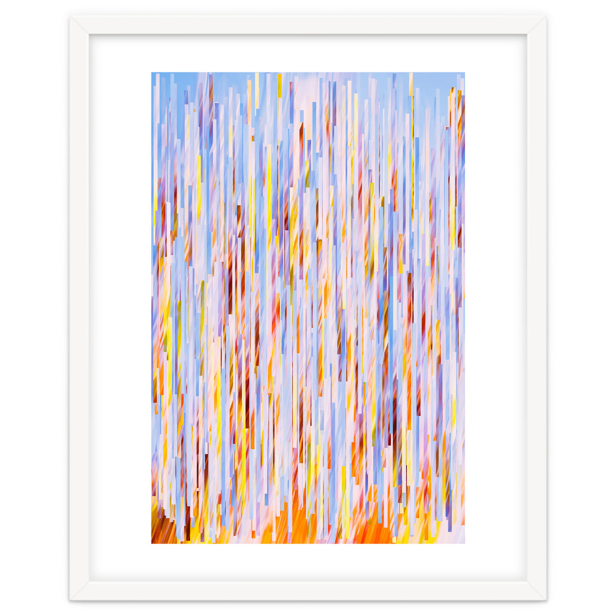 Urban Living | Abstract Geometric Shapes Digital Painting | eclectic Modern Contemporary Boho Chic