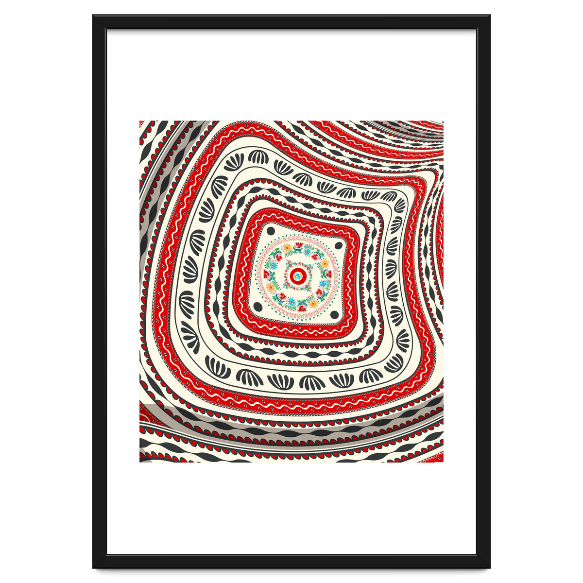 Romanian embroidery background 16