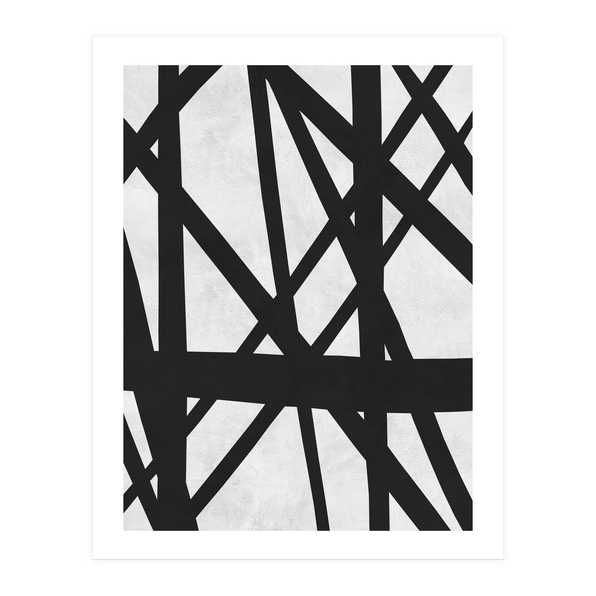 Expressionist black and white III (Print Only)