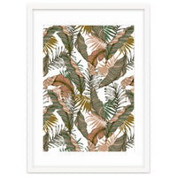 Drawing of wild tropical jungle I