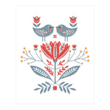 Scandinavian Folk Birds & Flowers (Print Only) thumbnail