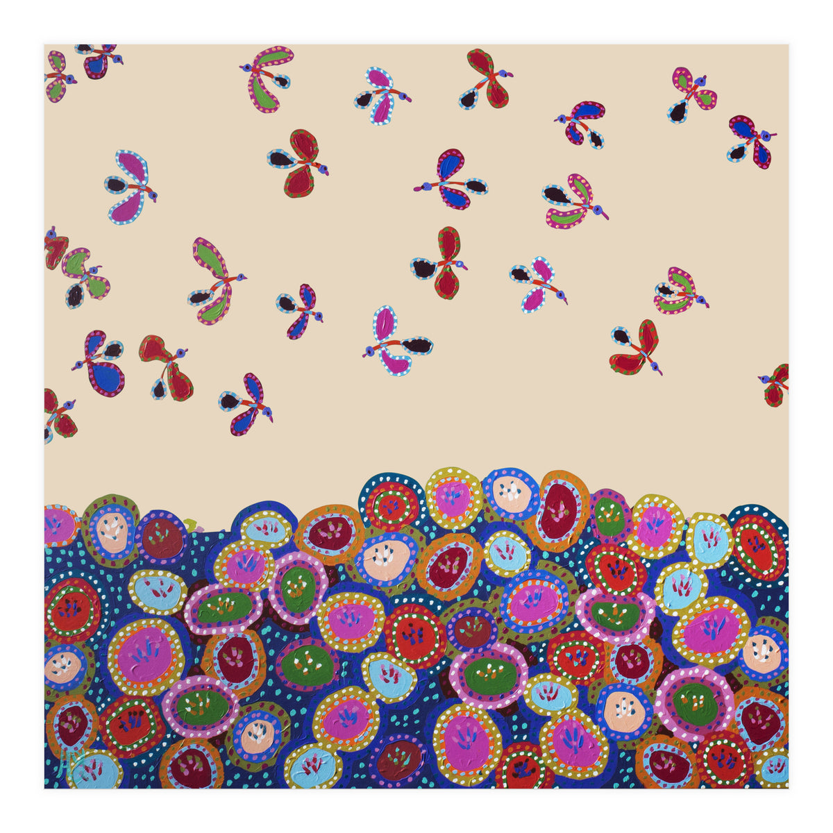 Happy World (pink) (Print Only)