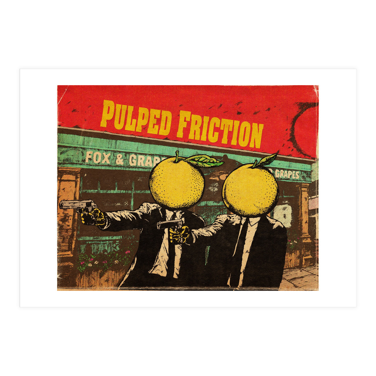 Pulped Friction  - Grapefruit & Rosemary IPA 6.6% - Lost Industry x Fox & Grapes (Print Only)