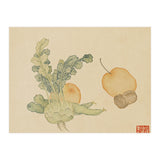 Wang Chengpi ~flowers And Vegetables, Vegetables, Fruits, Epiphyllum, Pears, Peppers (Print Only) thumbnail