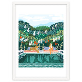 Chilling by the pool with my leopard Tropical Jungle Nature Wildlife Bohemian Morocco Travel thumbnail