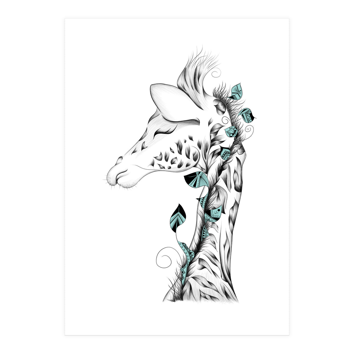 Poetic Giraffe (Print Only)