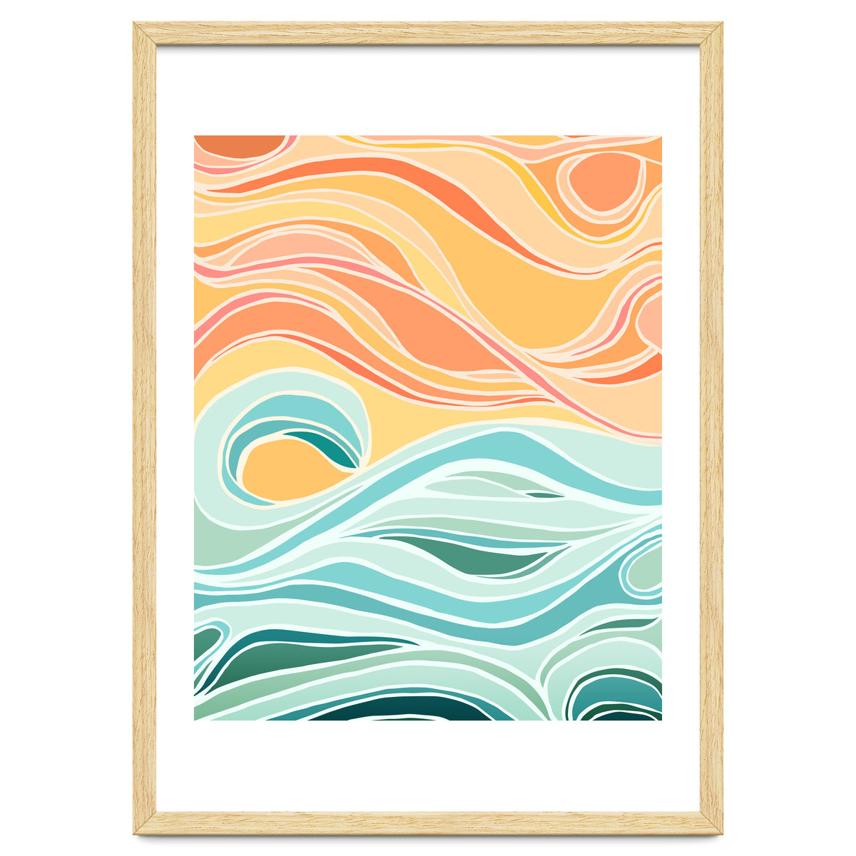 Sky And Sea Abstract