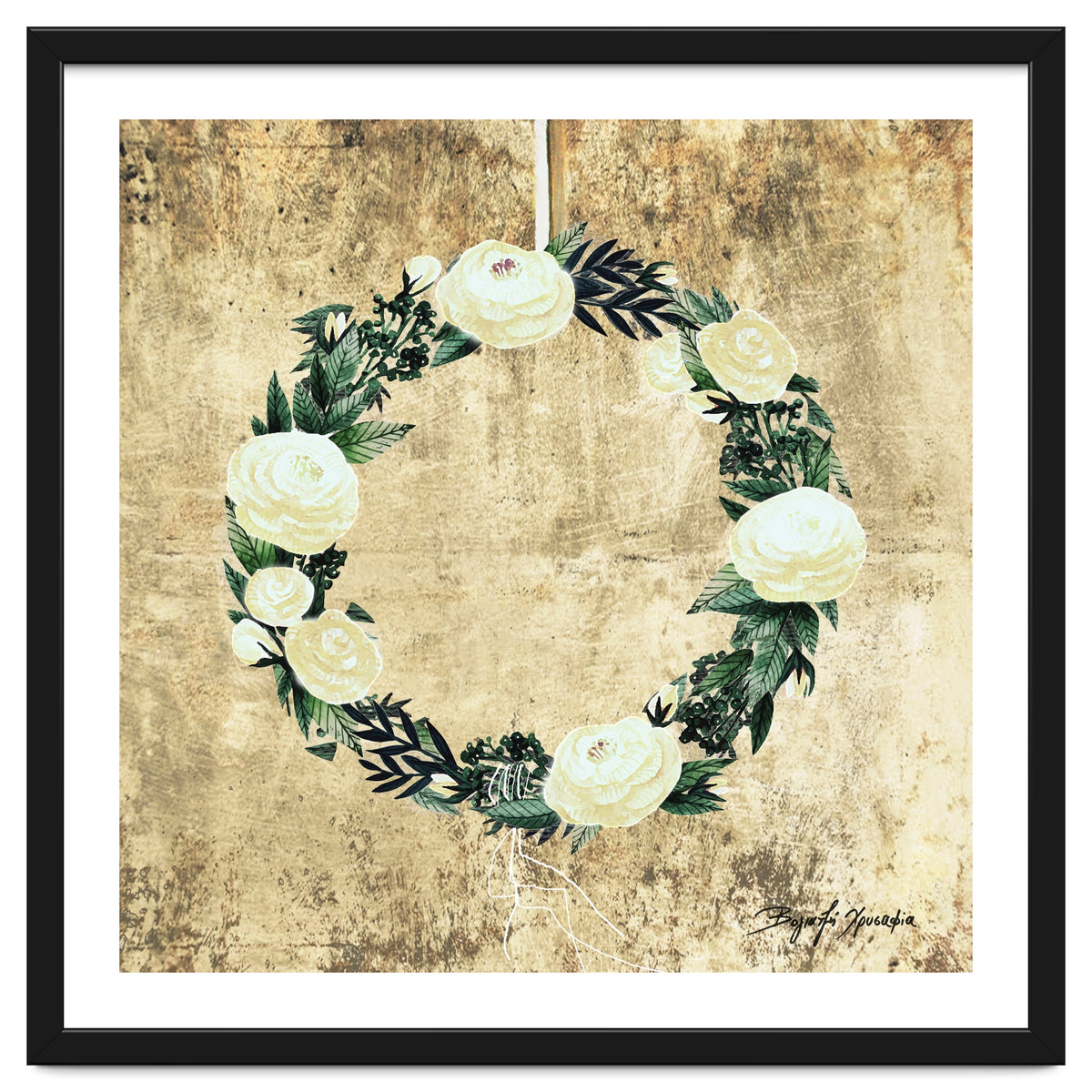 Wreath #White Flowers #Royal collection