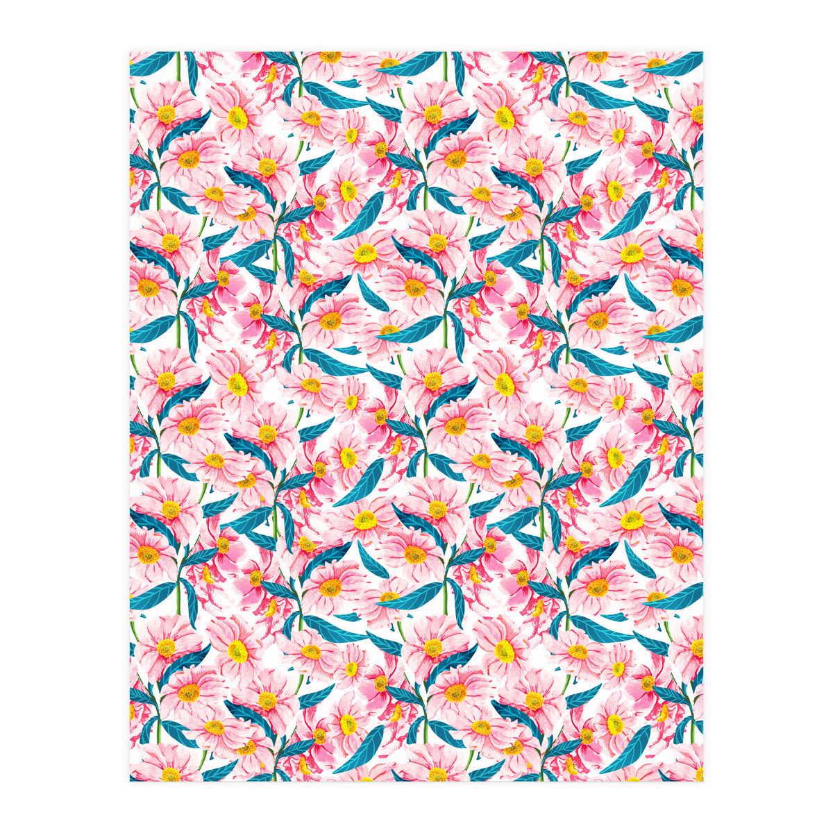 Pink Floral V2 (Print Only)