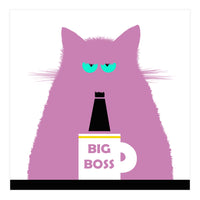 Big Boss Lilac Cat  (Print Only)