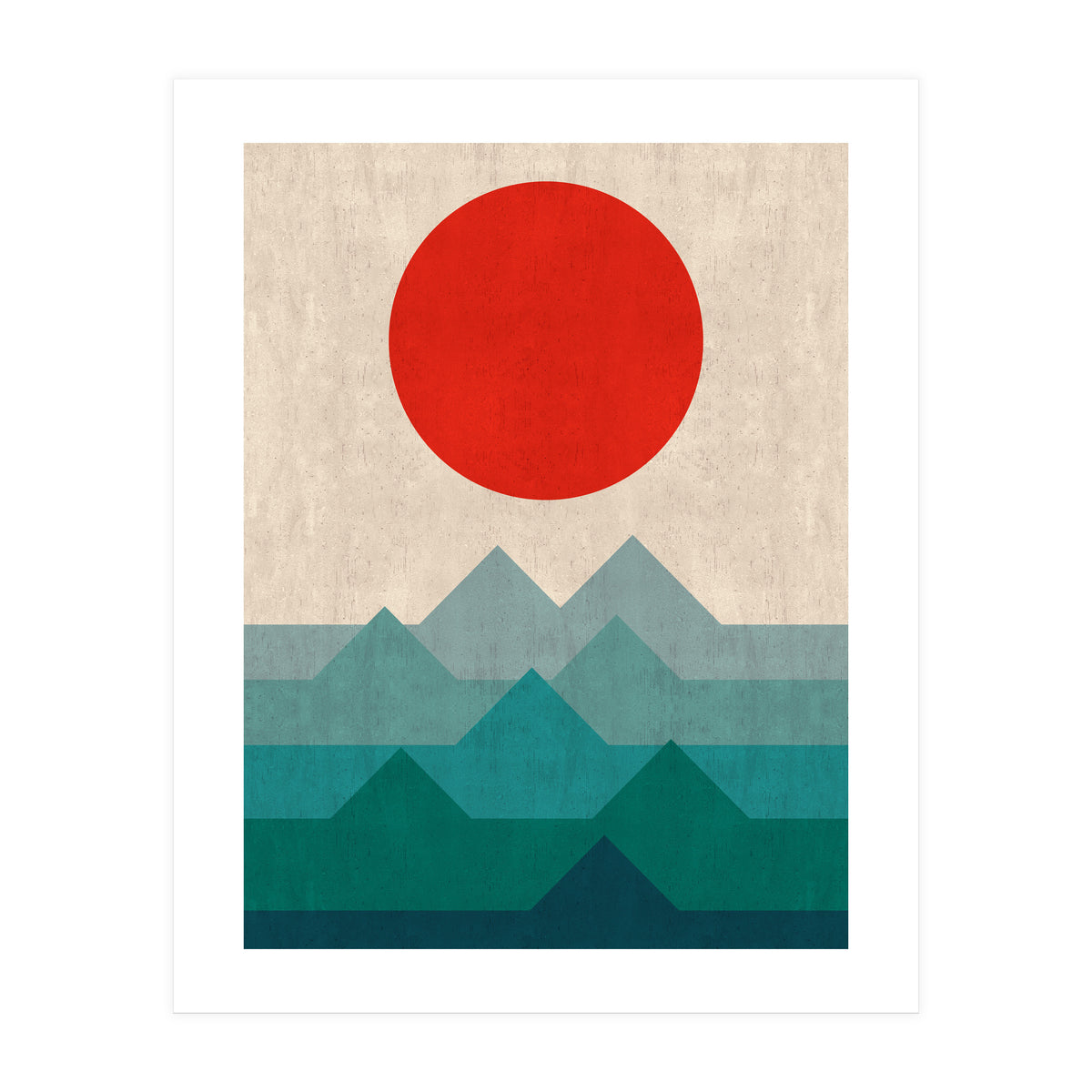 Geometric landscape I (Print Only)