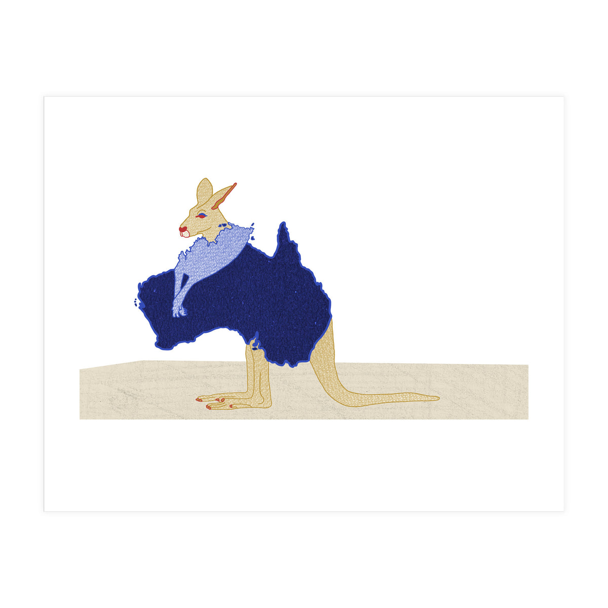 Australian Kangaroo (Print Only)