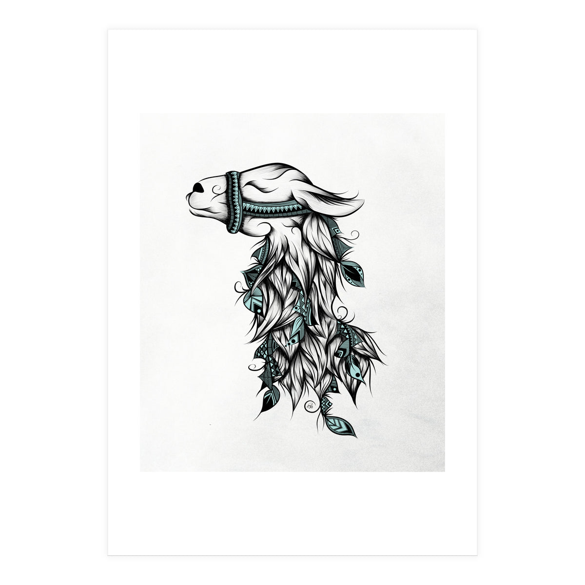 Poetic Llama (Print Only)