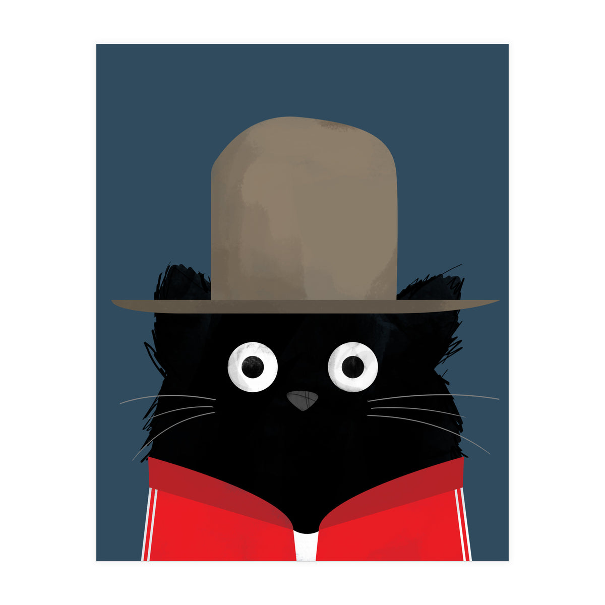 Doozal Cat Pharrell (Print Only)