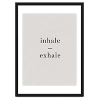 Inhale Exhale Grey Yoga