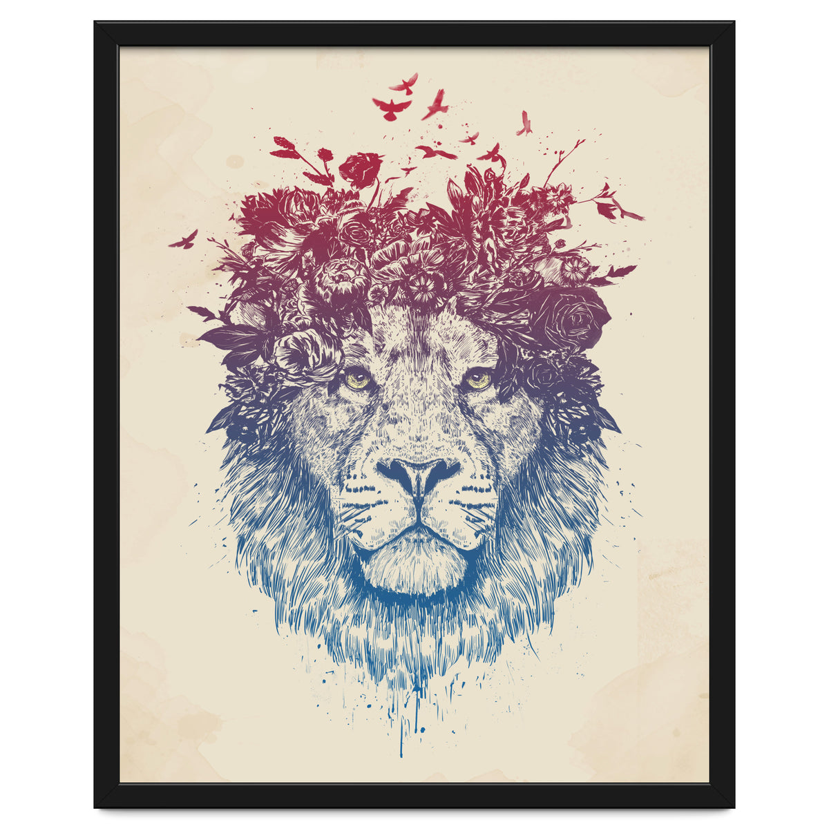 Floral Lion III