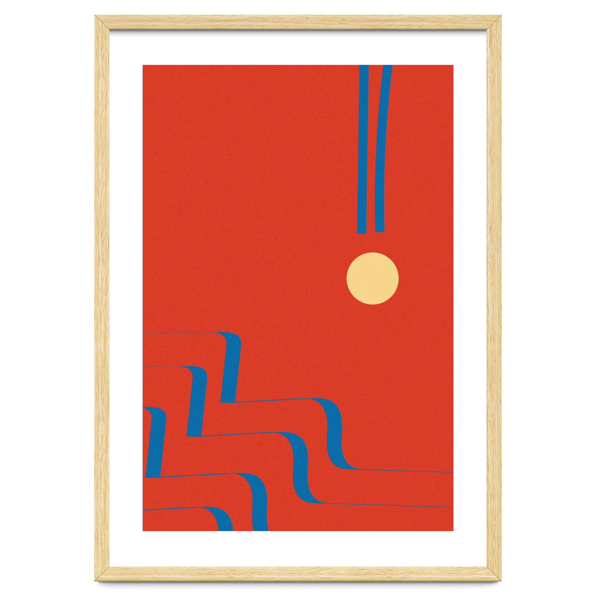 Mid Century Abstract Lines
