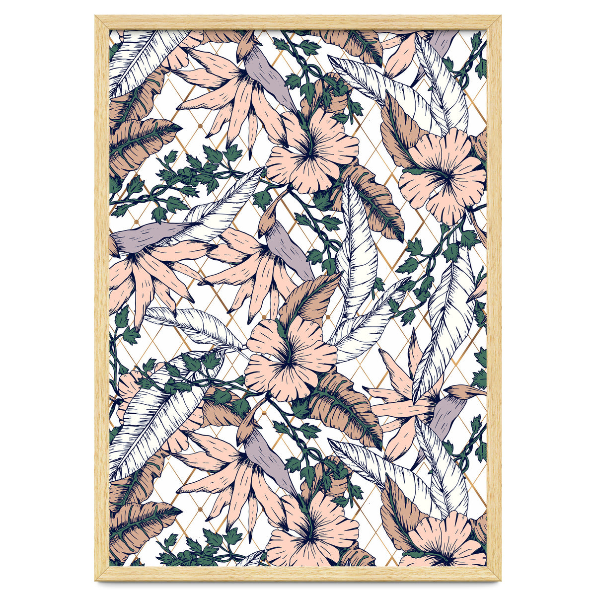 Exotic flowering and pattern geometric