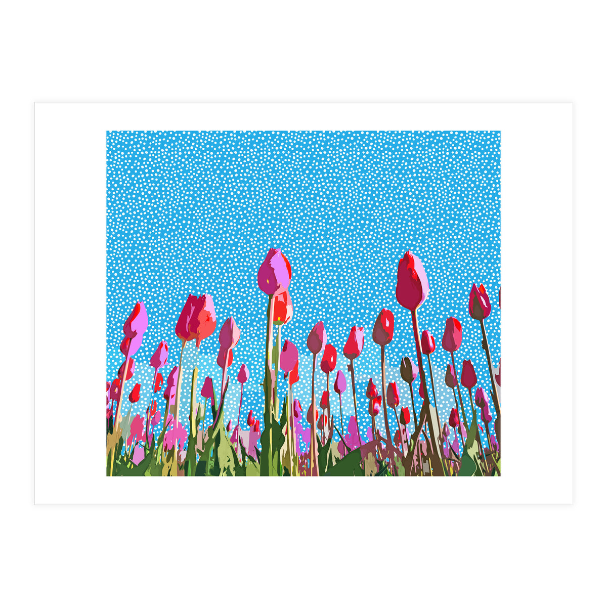 Tiptoe through the tulips with me (Print Only)