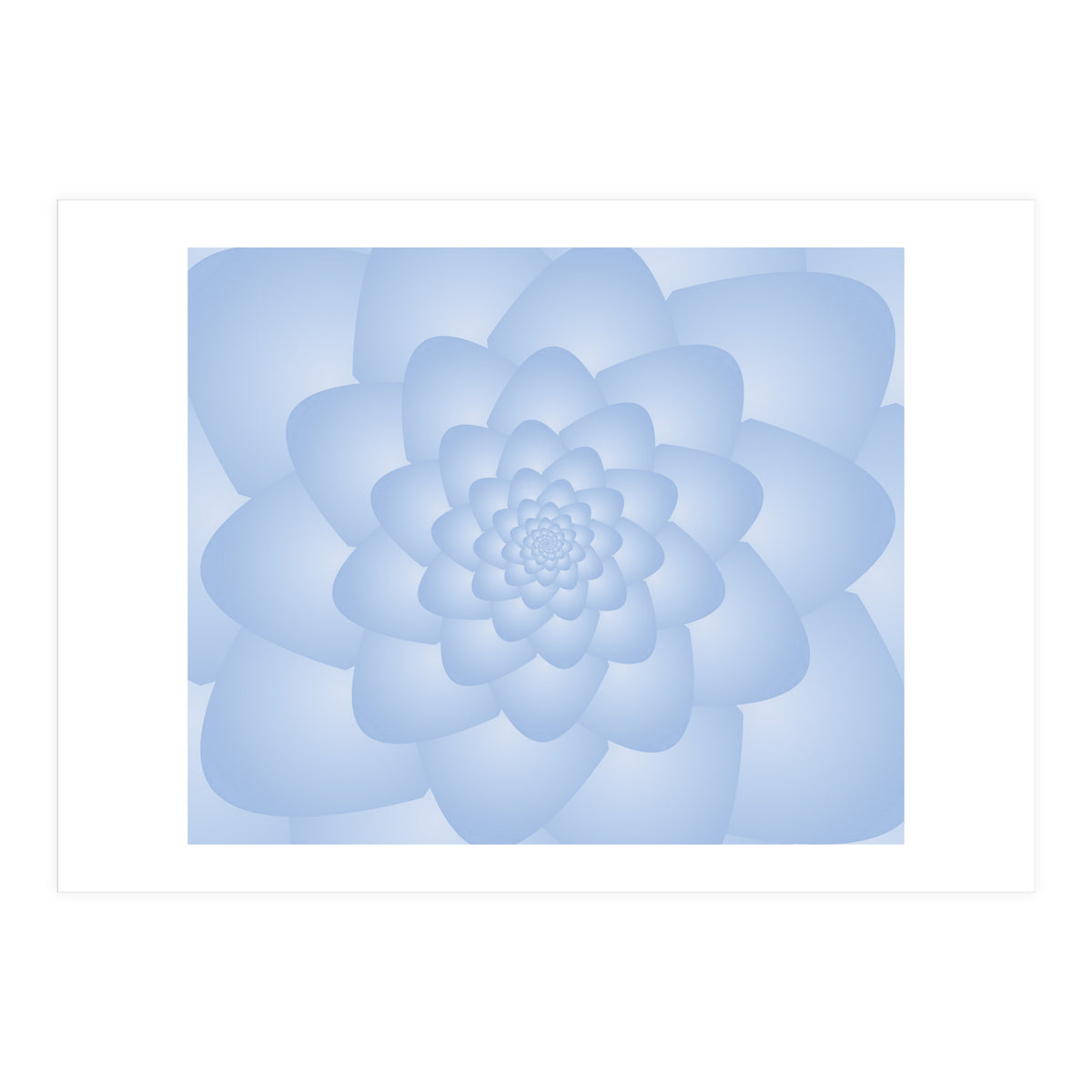 Pastel Colors Flower  (Print Only)