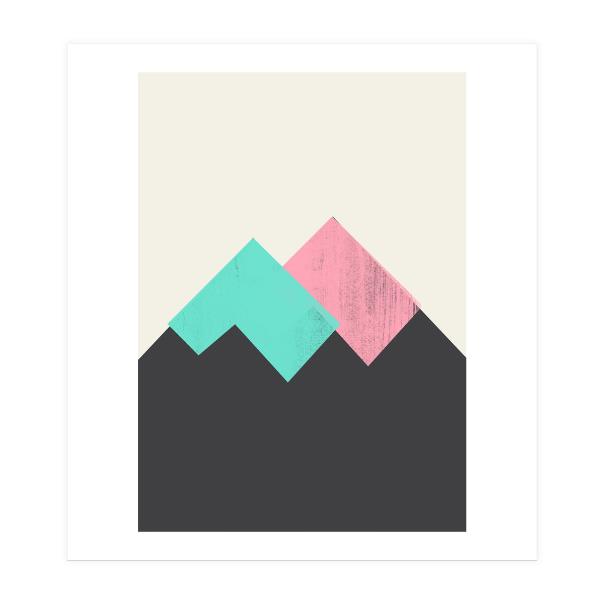 Pastel Mountains I (Print Only)
