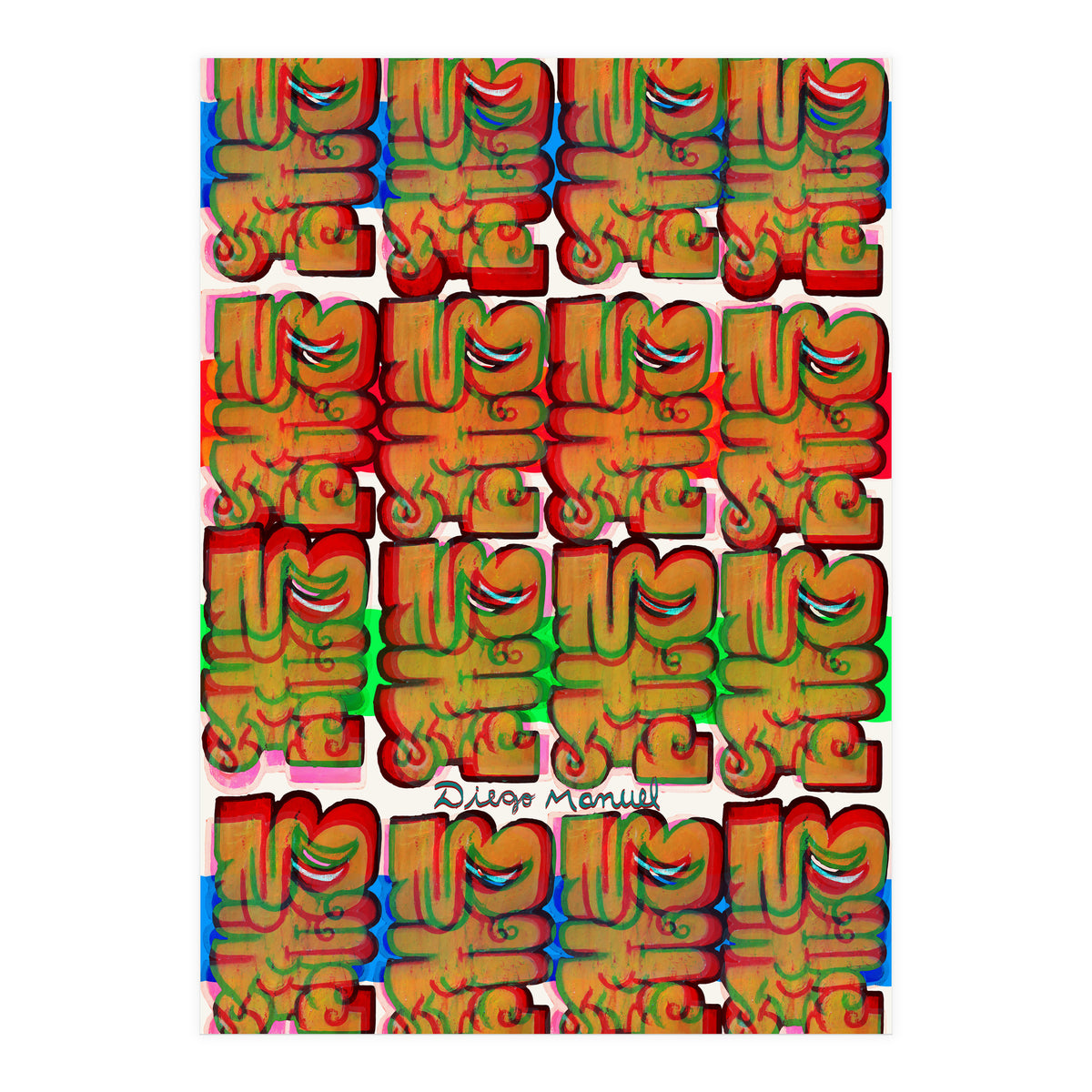 Graffitis 2021 Tapiz 131 (Print Only)