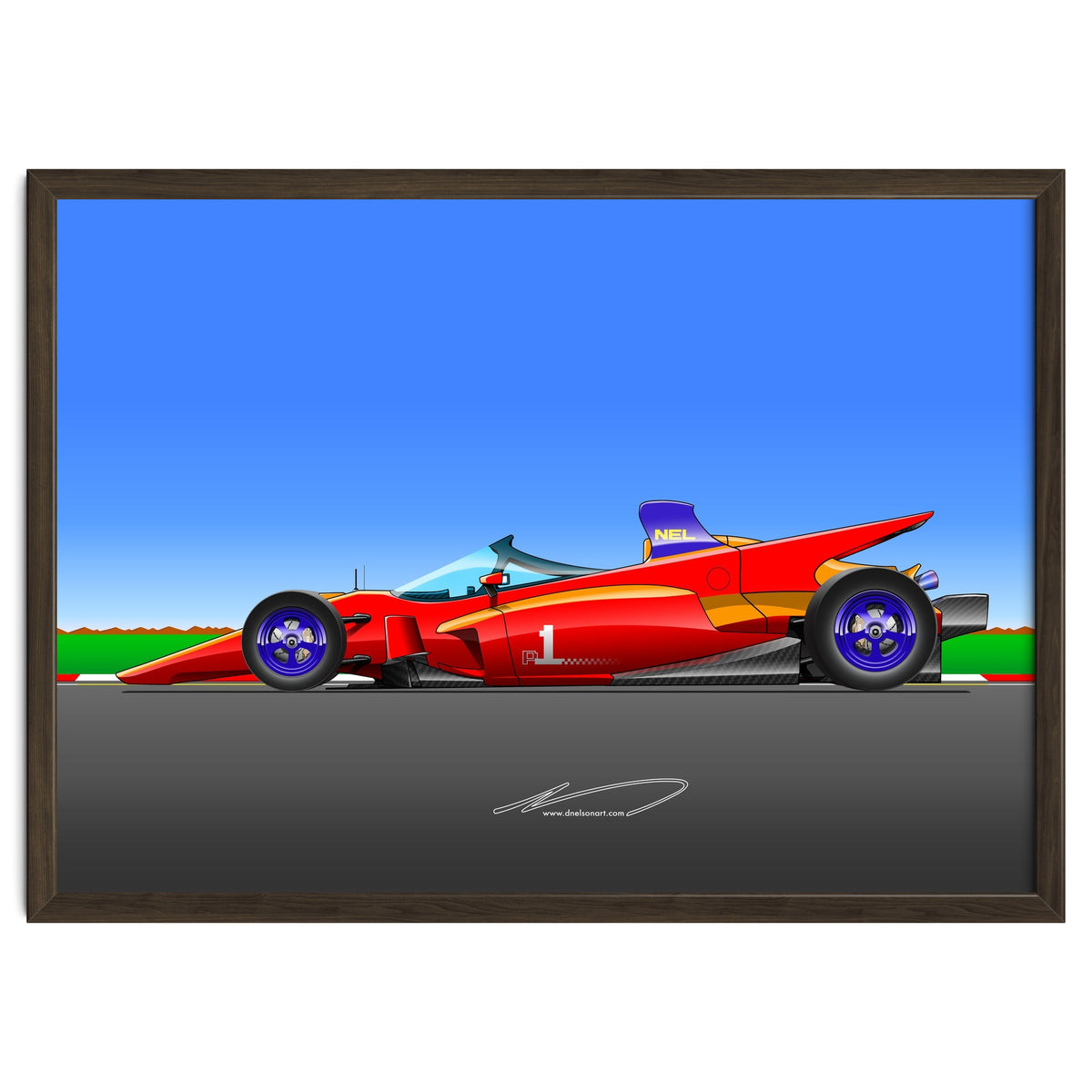 Pole Position Racecar Homage