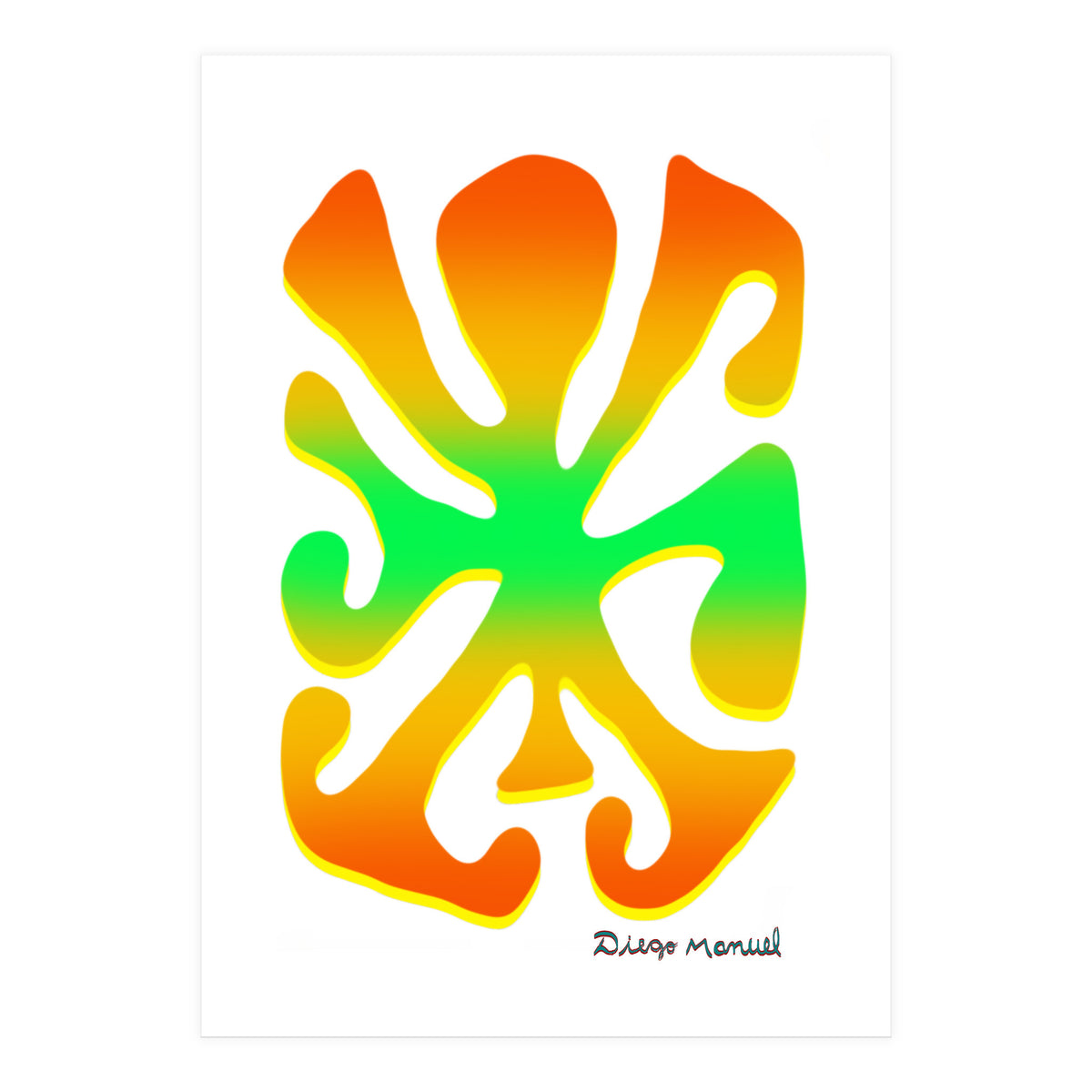 Fuego 168 Copia (Print Only)