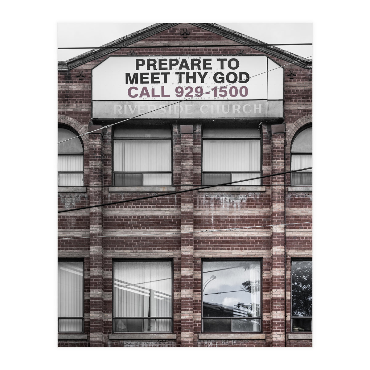 King Street East Methodist Church No 2 Color Version (Print Only)