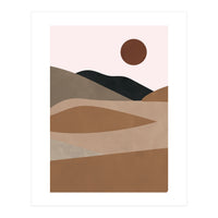 Neutral Mid Century Montain Hills (Print Only)