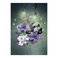 Floral Magic Hornbill  (Print Only)