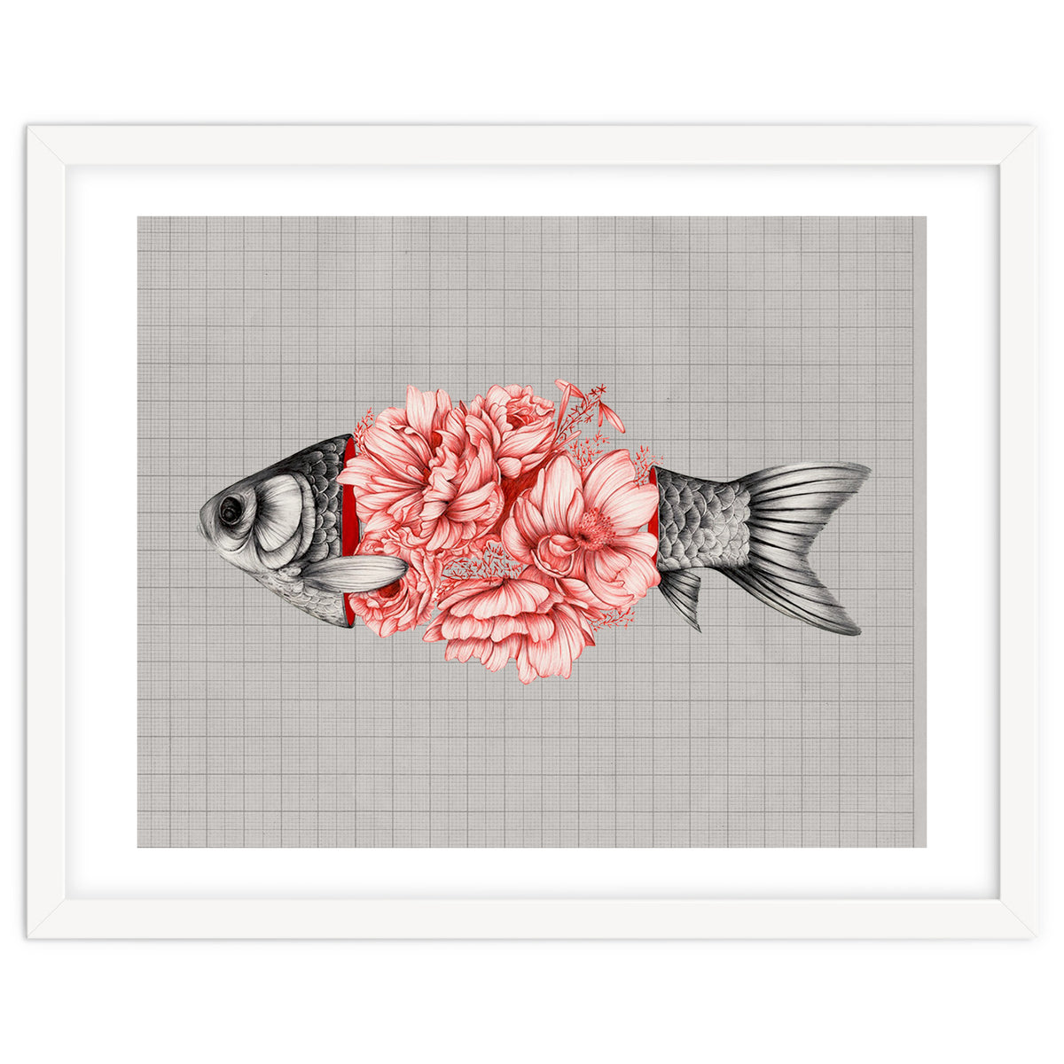 Vintage Tropical Aquarium Fish