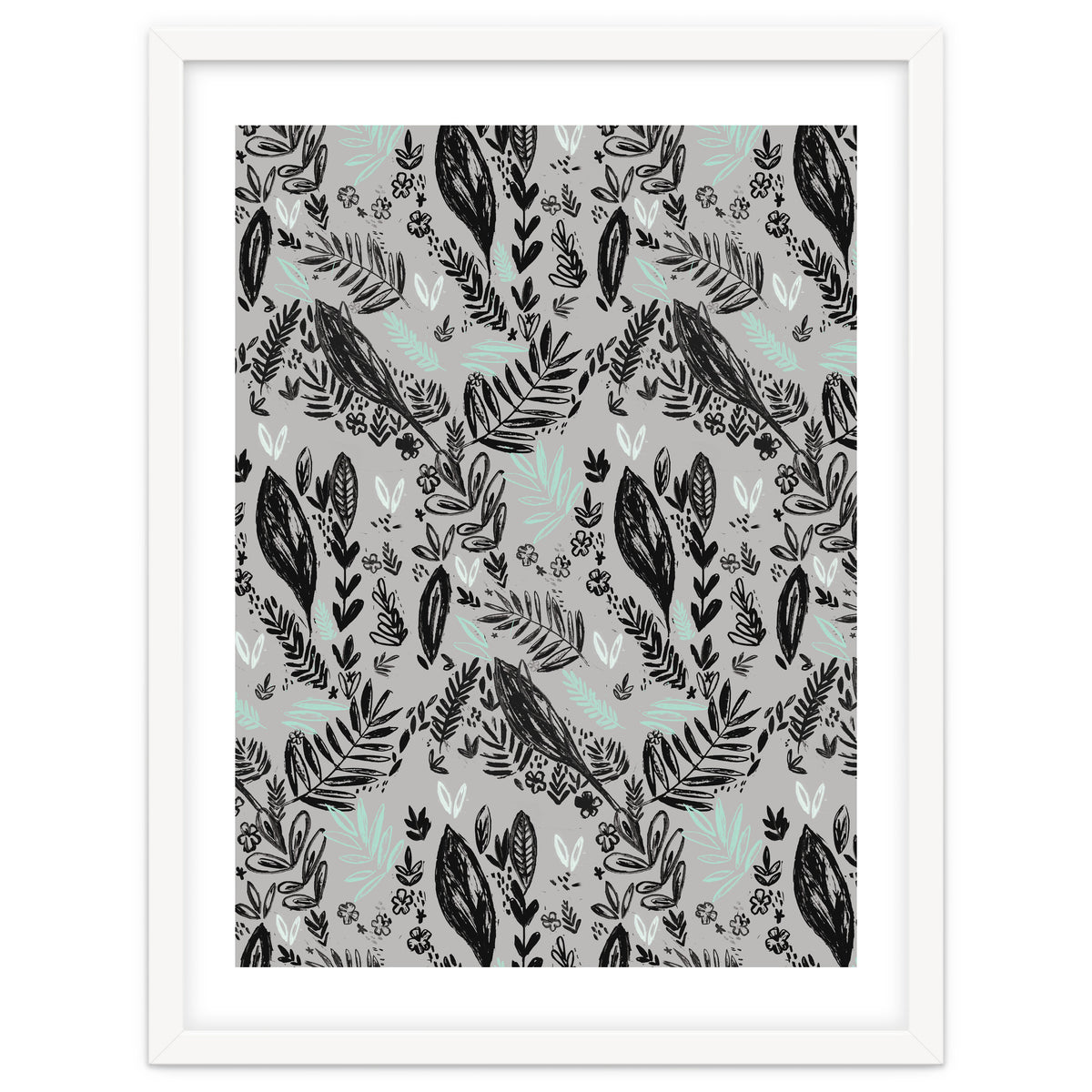 Inky Jungle Pattern
