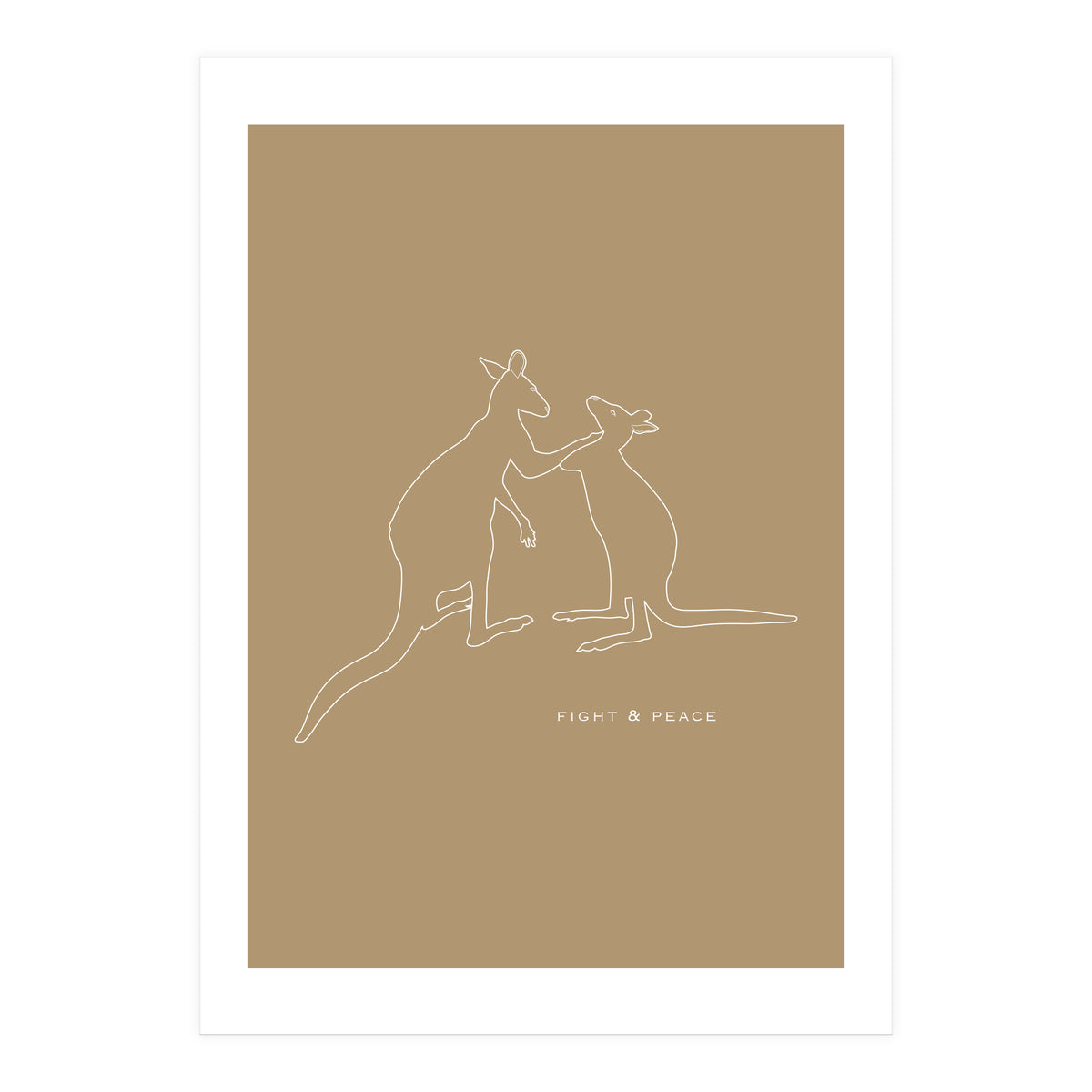 FIGHT &PEACE  (Print Only)