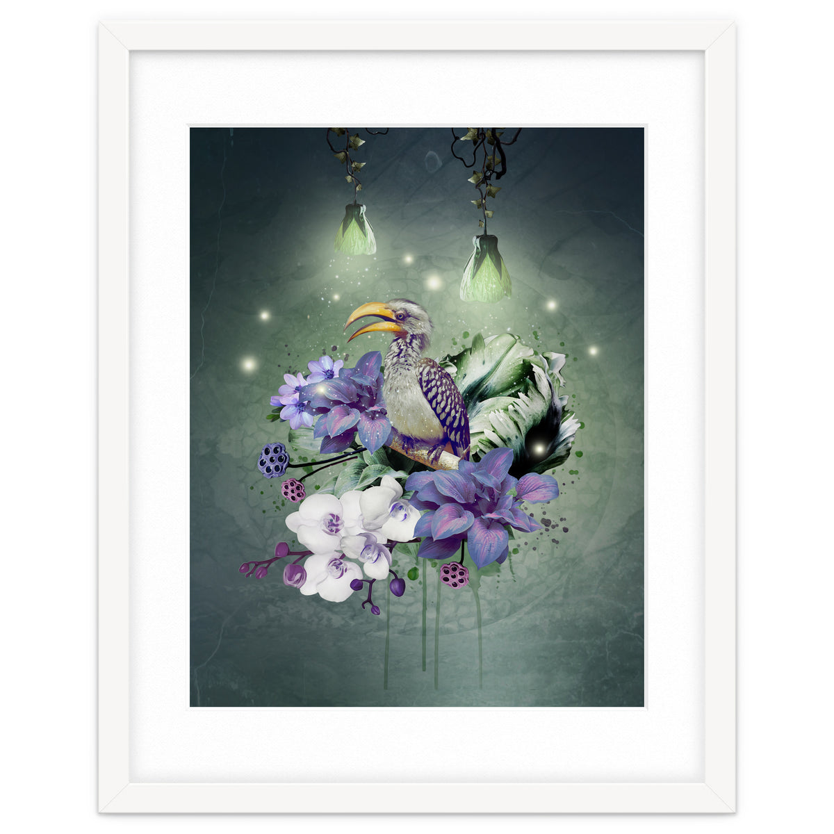 Floral Magic Hornbill