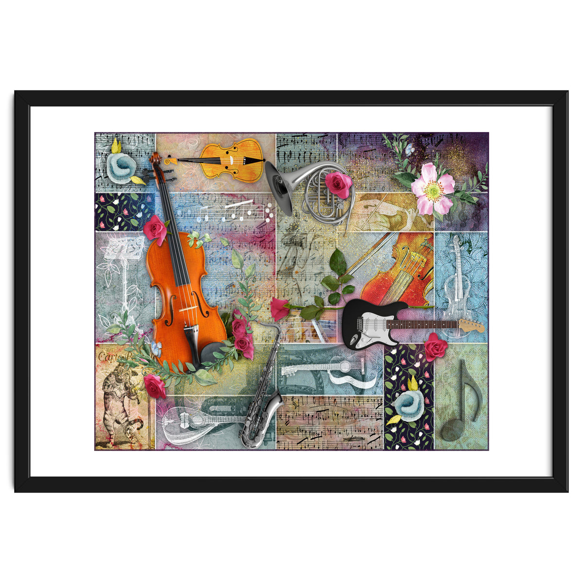 Musical Garden Collage