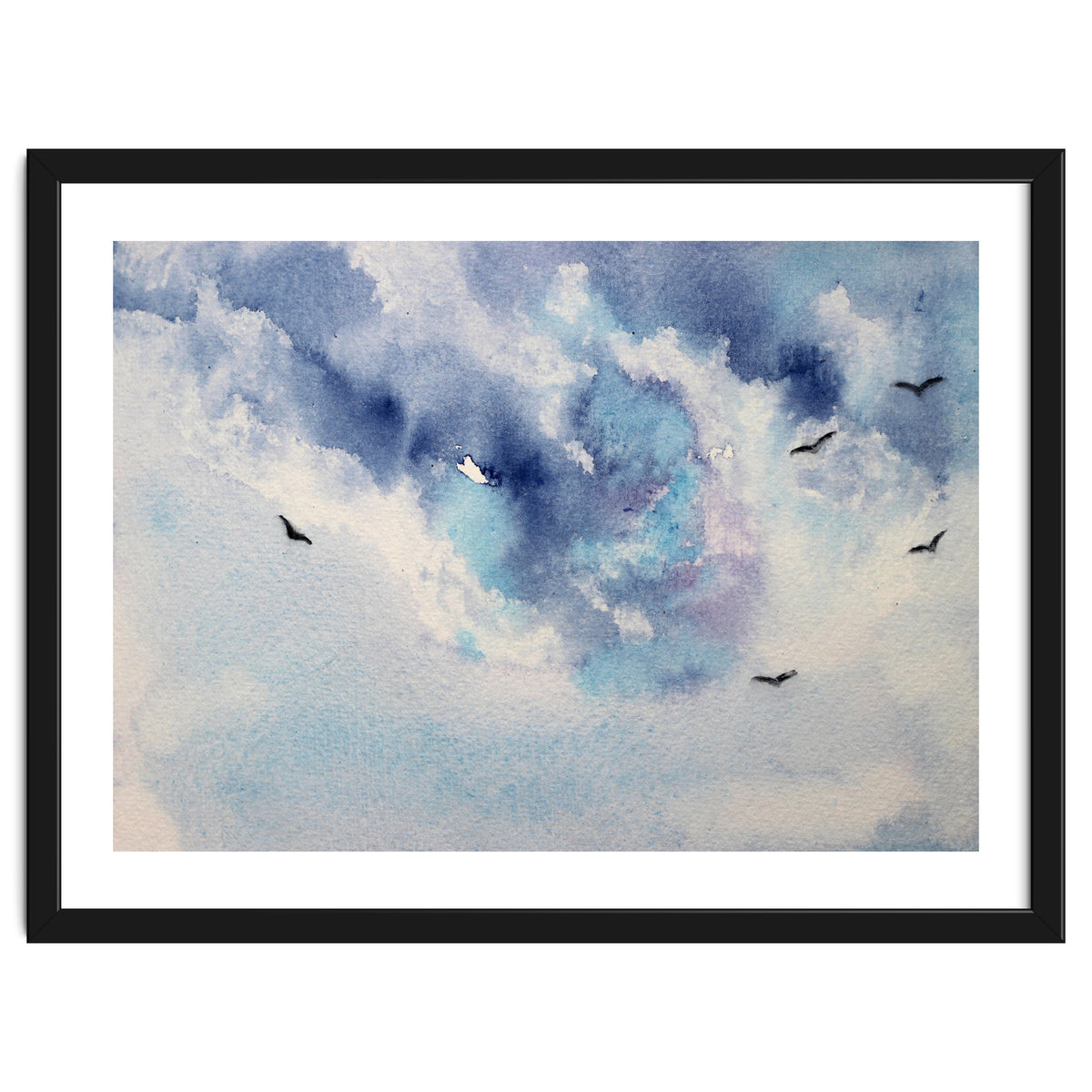 Dramatic sky || watercolor