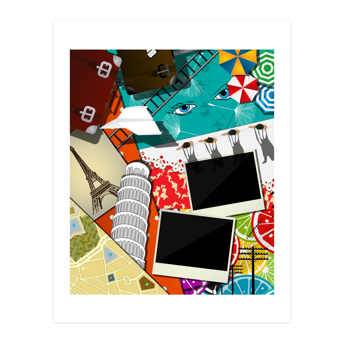Travel Collage (Print Only)