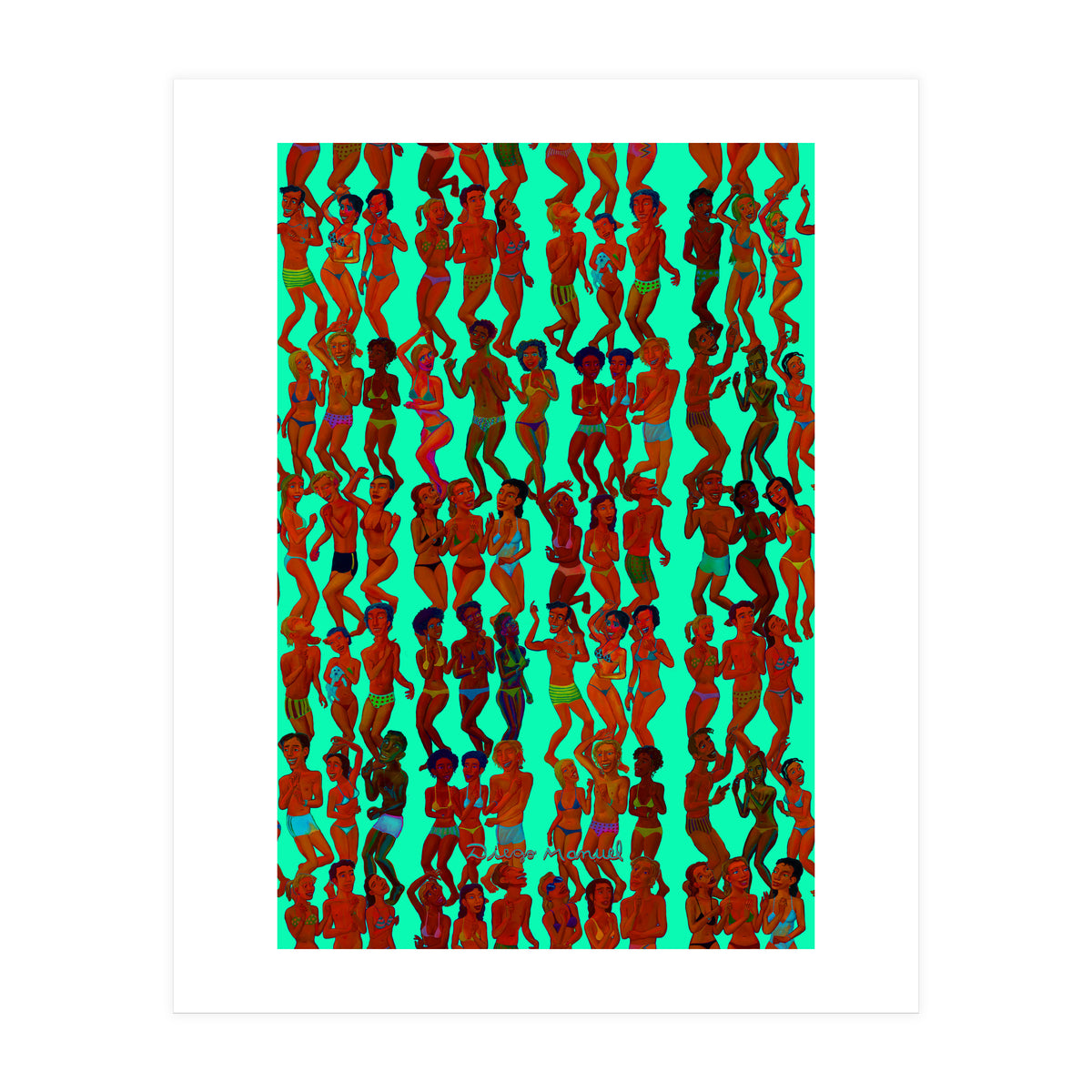 Fiesta En La Playa 9 (Print Only)