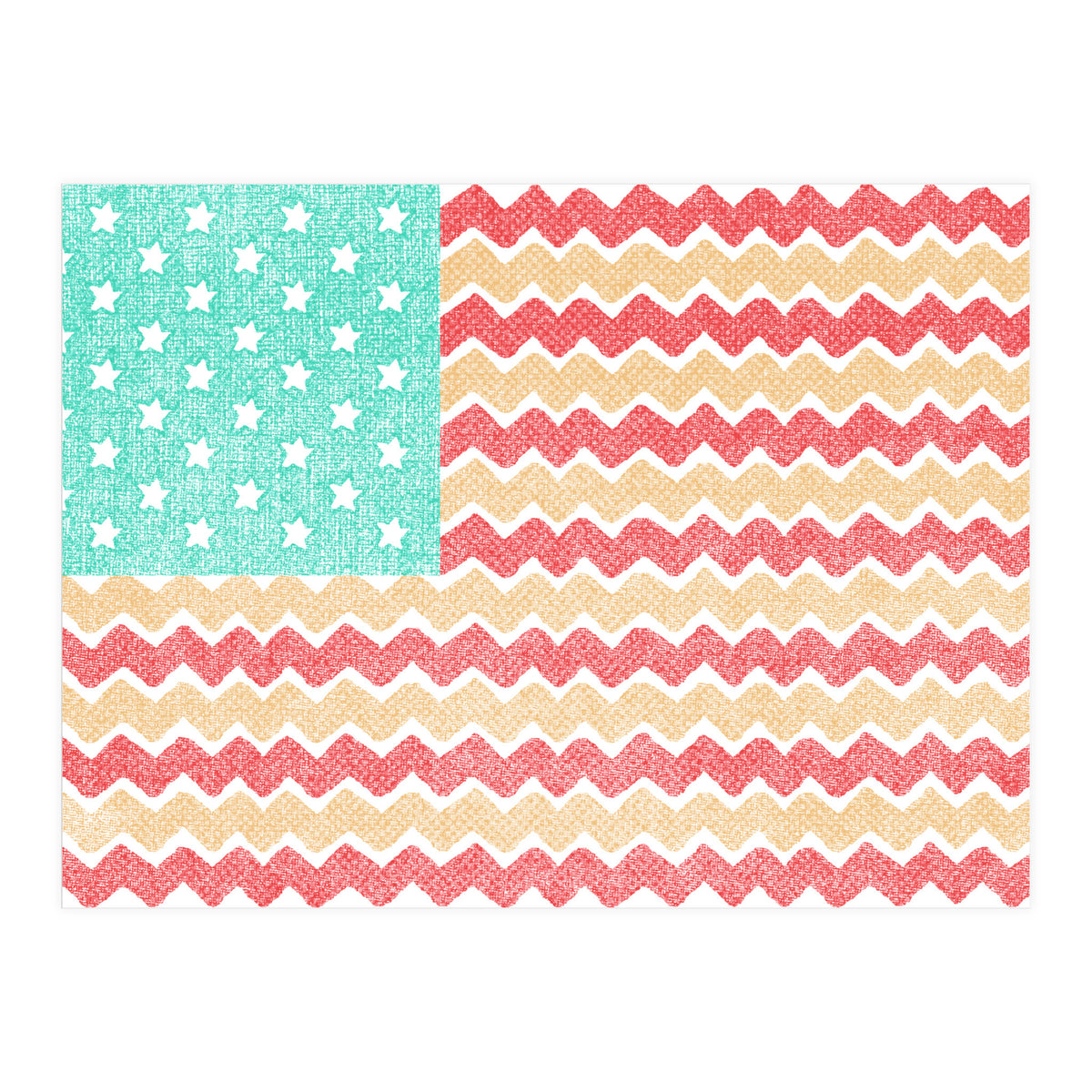 Zig Zag Flag (Print Only)