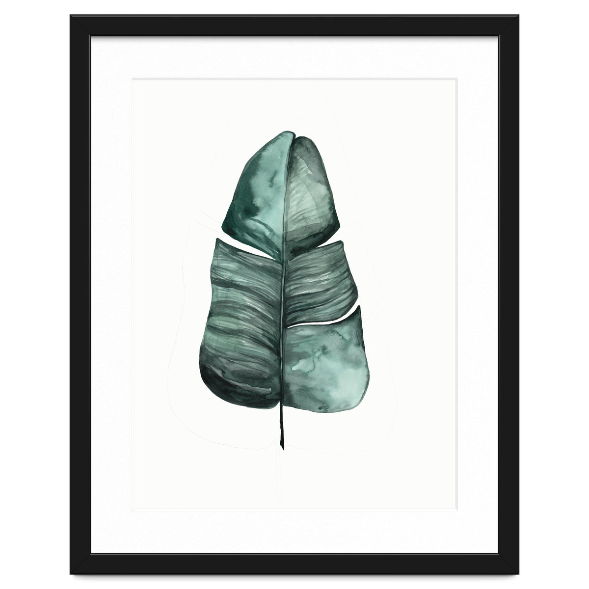 Botanical Illustration Banana Leaf