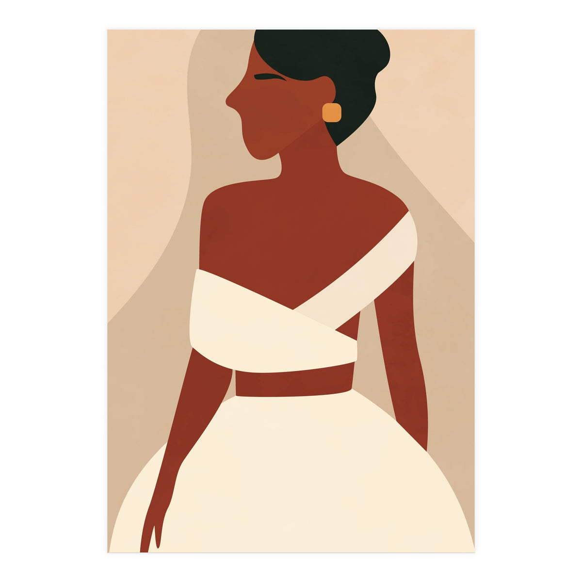 Woman in Dress (Print Only)