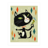 Cat A Tonic Tuxie (Print Only) thumbnail