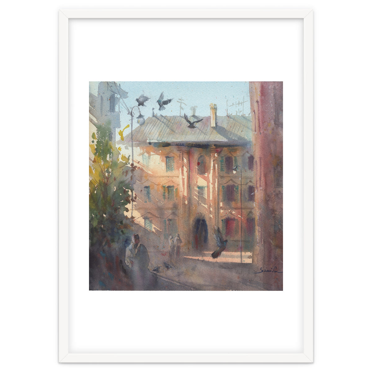 Sunny morning in Italy