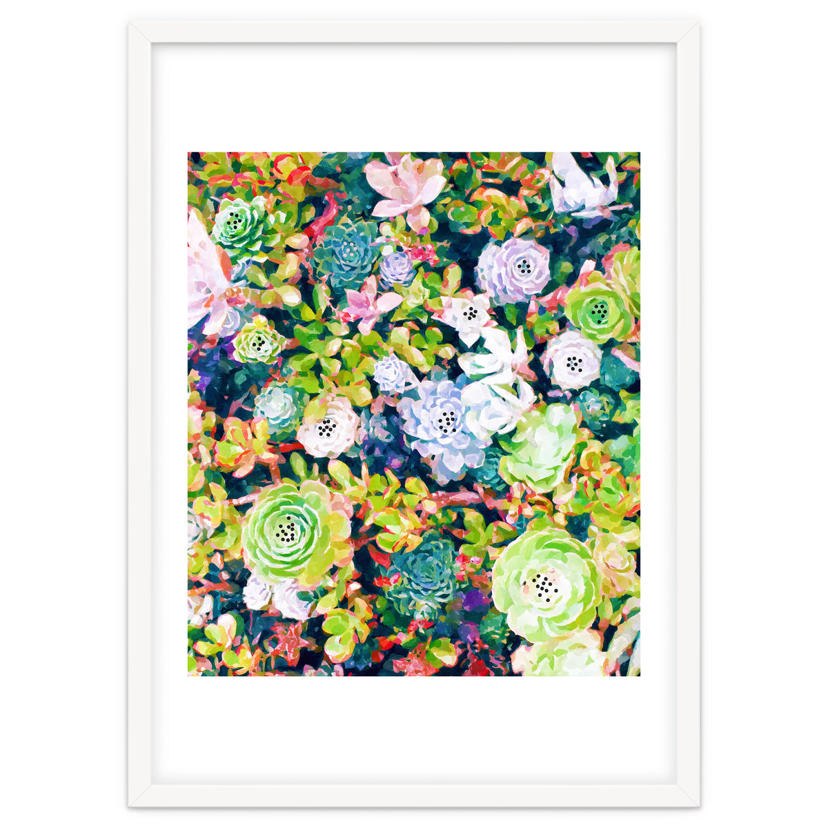 Watercolor Succulents