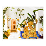 Tiger Reserve Villa | Bohemian Tropical Jungle Décor | Pastel Honeymoon Couple Love Wildlife (Print Only) thumbnail