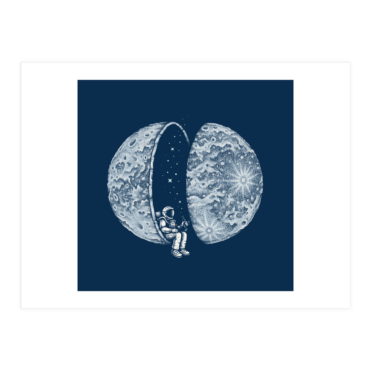 Chilling in Space (Print Only)