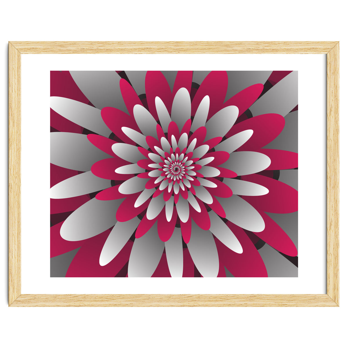 Paper Cut Flower Spiral