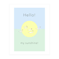 Hello! my sunshine! - Swan moon and Sun (Print Only)